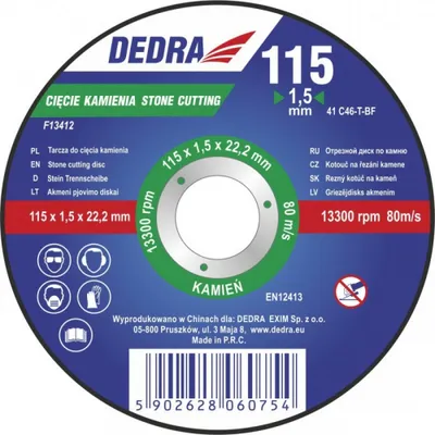 Disk prerës Dedra, 125 mm - 1