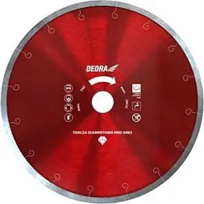 Disk prerës Dedra HRD GRES, 230mm, i kuq