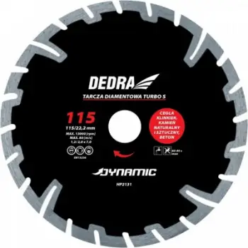 Disk prerës diamanti Dedra, 115 mm x 22,2 mm (HP2131)