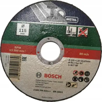 Disk prerës Bosch Accessories A46TBF 2609256314, 115mm, vrimë 22.23mm