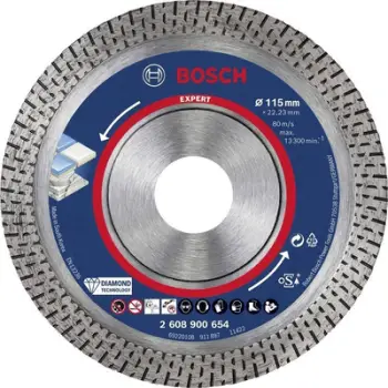 Disk prerës Bosch Expert Hard Ceramic, diamant, 115mm, 1.4mm, bosht 22mm