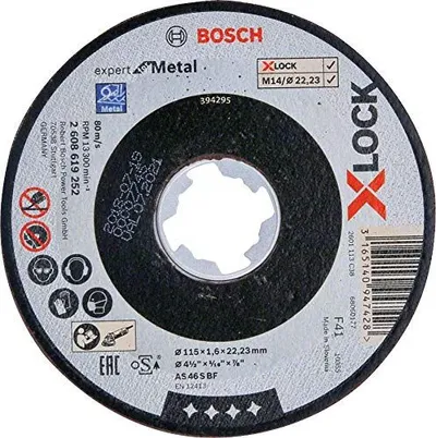 Disk prerës Bosch X-LOCK, 115 x 1.6 x 22.23 mm - 1