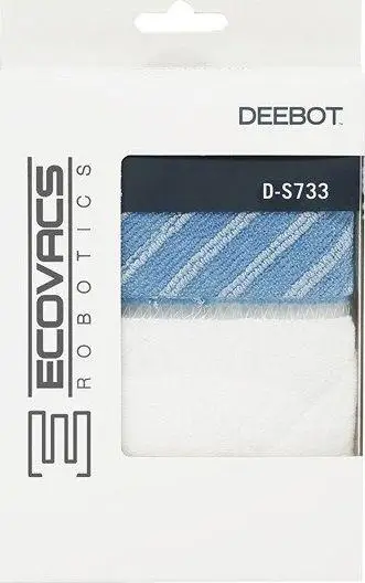 Set lecka për fshesë elektrike Ecovacs S733, 3 copë, e bardhë/e kaltër
