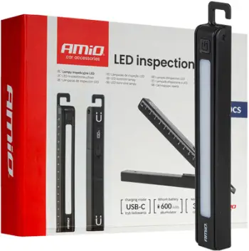 Set llampa inspektimi Amio XTE SMD, 600mAh, 10 copë, dritë e bardhë