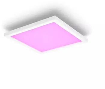 Panel tavanor LED Philips Hue Surimu, 30x30cm, White and Color Ambiance, i bardhë