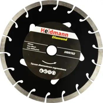 Disk prerës diamanti GEKO, 230mm, vrima 22.2mm, segmentuar