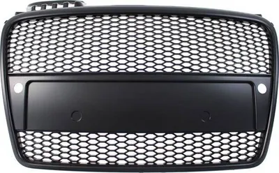 Grill radiator MTuning për Audi A4 B7, RS Style, me PDC, i zi - 1