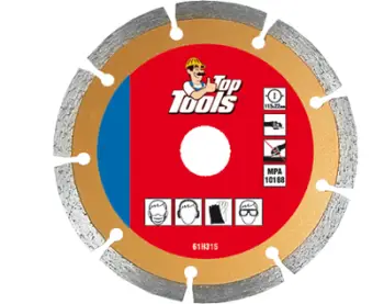 Disk prerës diamant Top Tools 61H315, 115mm, vrimë 22.2mm, i artë