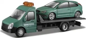 Set lodrash Bburago Street Fire Transport W Ford Focus ST, maketa 1:43, ngjyrë shumëngjyrëshe