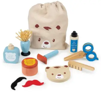Set lodër berberi Wholesale Barber Set, me aksesorë rrojtjeje, për fëmijë 3+