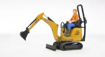 Set lodër Bruder JCB Micro Excavator 8010 CTS bworld, figurë punëtori