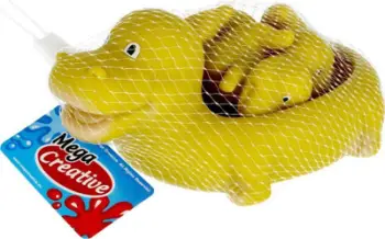 Set lodrash banjoje Mega Creative Bath Toy Dino, 4 copë, shumëngjyrëshe