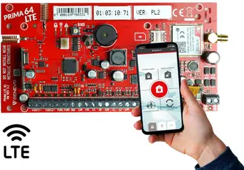Panel qendror alarmi Genevo PRiMA 64 LTE WL, 64 hyrje, modul 4G LTE