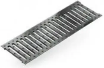 Grilë kulluese ACO G100, metal galvanizuar, 10cm, gri