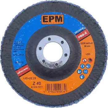 Disk prerës EPM PRO-X granulimi 80 125mm (E-552-1013)