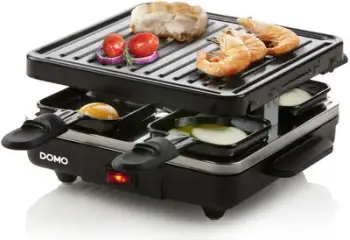 Grill raclette Domo DO9147G, 4 persona, 800W, i zi