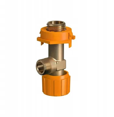 Valvul këndore mbyllëse AQUA System 50, 1/2", bronz - 1