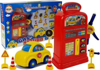 Set lojërash Leantoys Gas Station, me drita dhe zë, për fëmijë