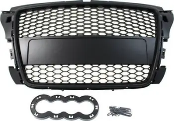 Grill radiatori Audi A3 8P RS Style, 2007 2012, plastike, i zi me shkëlqim