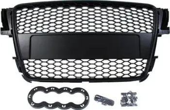 Grillë përpara MTuning për Audi A5 8T, RS Style, me PDC, e zezë