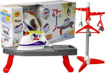 Set loje Lean Sport Battery-Powered Iron Board Stand with Hangers, hekur lodër me bateri, dërrasë hekurosjeje