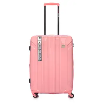 Valixhe udhëtimi SwissBags Tourist, medium 90L, 4 rrota, rozë