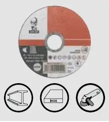 Disk prerës metali Norton Starline A46R, 180 mm, 1.6 mm, gri