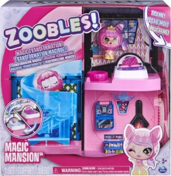 Set loje Spin Master Zoobles Magic Villa GXP-791522, vilë magjike, me figurë Z-Girl, shumëngjyrëshe