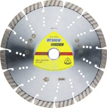 Disk prerës me diamant Klingspor 325045, 230mm, segmentuar, i verdhë