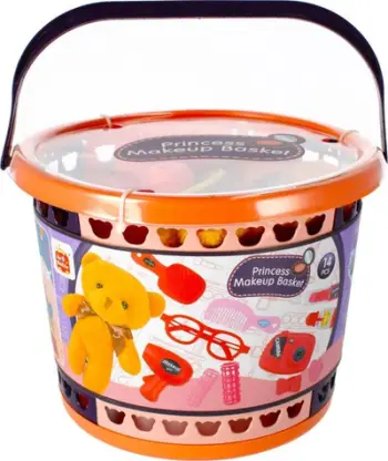 Set lojërash bukurie Mega Creative Beauty Set Bear, me arush dhe aksesorë, në shportë