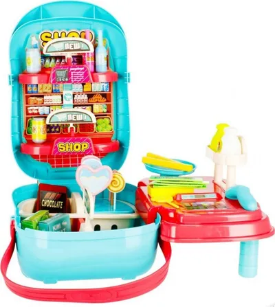 Set loje supermarket Mega Creative SUPERMARK AKC, me valixhe, për fëmijë 3+, shumëngjyrësh - 2