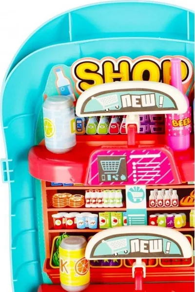 Set loje supermarket Mega Creative SUPERMARK AKC, me valixhe, për fëmijë 3+, shumëngjyrësh - 4