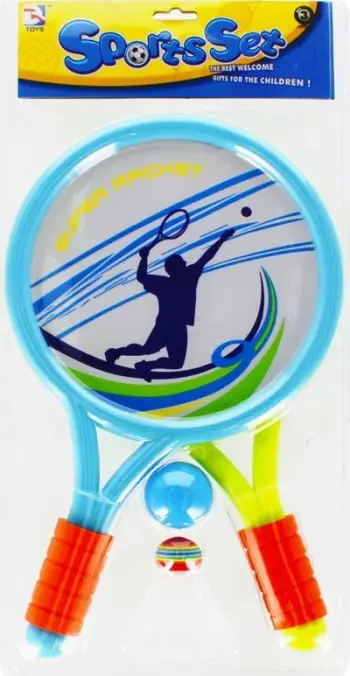 Set lodrash sportive Mega Creative 488891, raketa loje me aksesorë, për fëmijë
