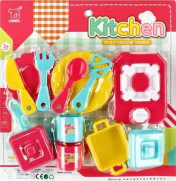 Set loje kuzhine MEGA CREATIVE 526084, enë dhe aksesorë kuzhine, shumëngjyrësh