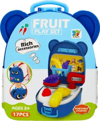 Set lojërash Mega Creative Supermarket, shpinore 17x19x9 cm, për fëmijë 3+