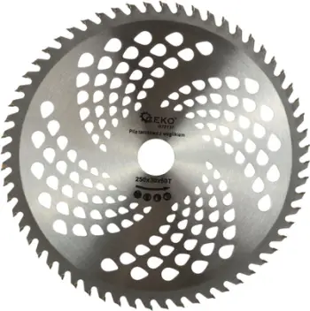 Disk prerës për dru GEKO 250x30mm, 60 dhëmbë, metalik