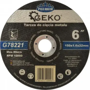 Disk prerës për metal GEKO, 150mm, trashësi 1.6mm