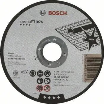 Disk prerës për metal Bosch 2608600220, 125mm, për brushë këndi