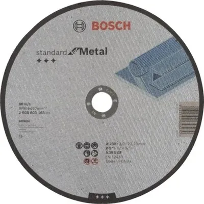 Disk prerës për metal Bosch Standard, 230mm, 3mm, hapje 22.23mm - 1