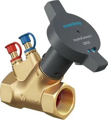 Valvul rregulluese Oventrop HydroControl V PN25 DN40, Rp 1 1/2 F, për linjë ajrimi, metalike