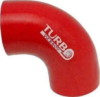 Grykë silikoni TurboWorks G, 90°, 60mm, e kuqe