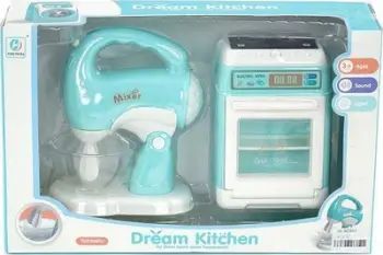 Set lodrash shtëpiake Adar Household Appliances, mikser dhe furrë, me dritë dhe zë, multingjyrësh