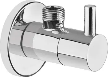 Valvul këndore muri Deante Chrome, bronz, krom