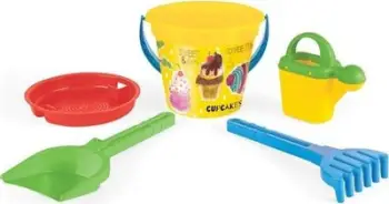 Set lodrash rëre Wader Patterned Sandpit, 5 pjesë, shumëngjyrëshe