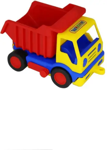 Set lodrash ndërtimi Polesie Basics Polesie9494, kamion kiper dhe eskavator plastik, shumëngjyrësh