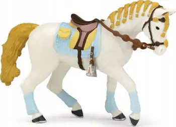 Set lodrash Papo Riders Horses Stables Vans, figura kuajsh dhe hambar, shumëngjyrësh