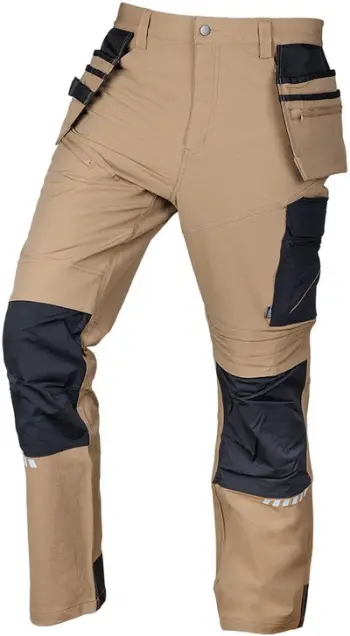 Pantallona pune Neo Mix&amp;Match, 4 way stretch, me holster, Cordura, bezhë e zezë, masa S
