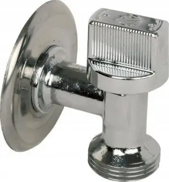 Valvul këndore Arco Angle LAVADORA, 1/2" x 3/4", dorezë e re, krom