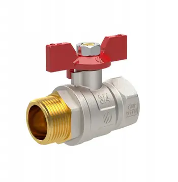 Valvul ndalese ARCO SENA PN30, 3/4", dorez fluture, e kuqe