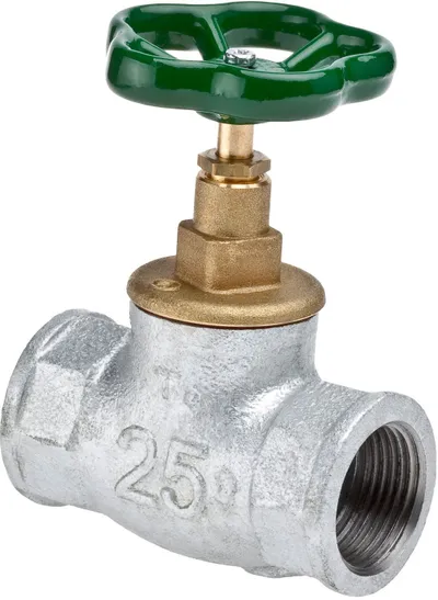 Valvul kaluese VIKING M83, 1 1/2", gize e butë, dorezë gize - 1